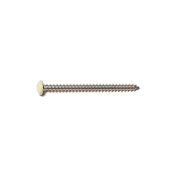 Midwest Fastener Sheet Metal Screw, #10 x 2-1/2 in, 18-8 Stainless Steel Pan Head Phillips Drive, 12 PK 68187 - main